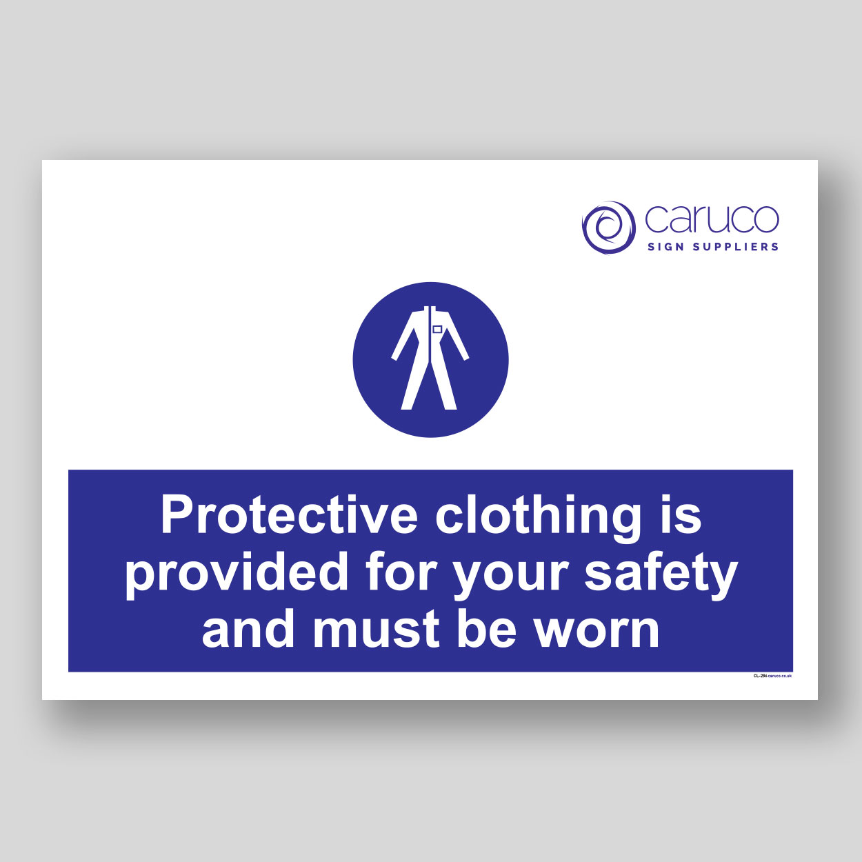 CL-286 Protective clothing is provided