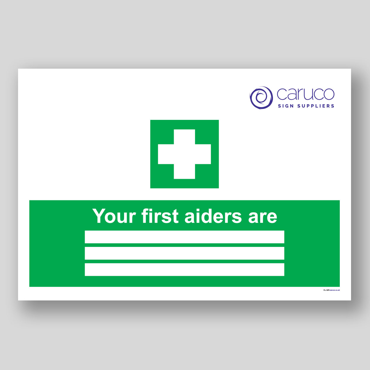 CL-345 Your first aiders are