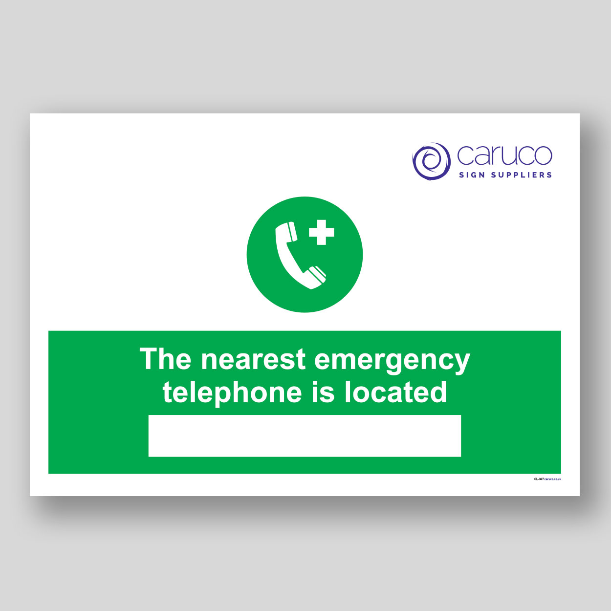 CL-347 Emergency nearest telephone