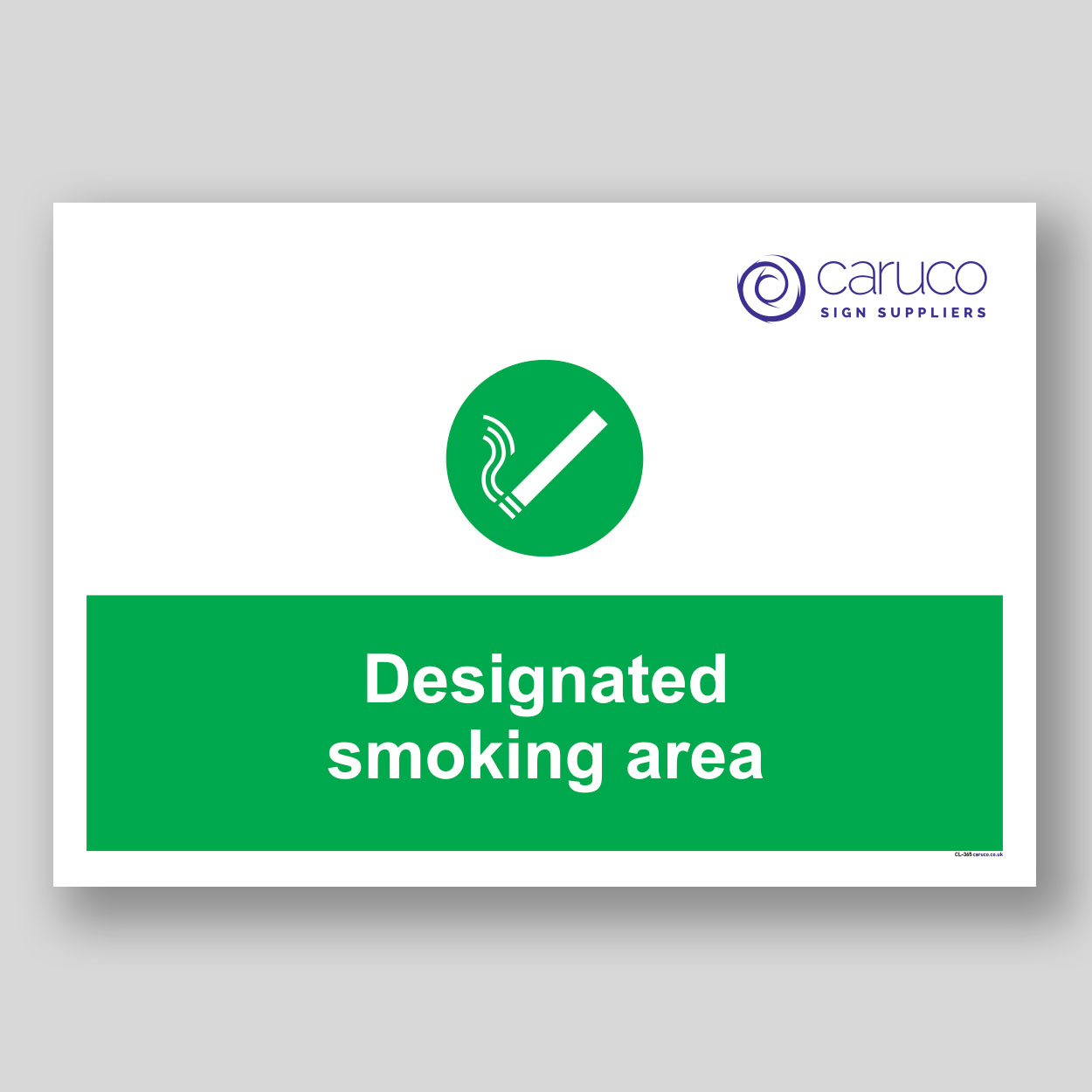 CL-365 Designated smoking area