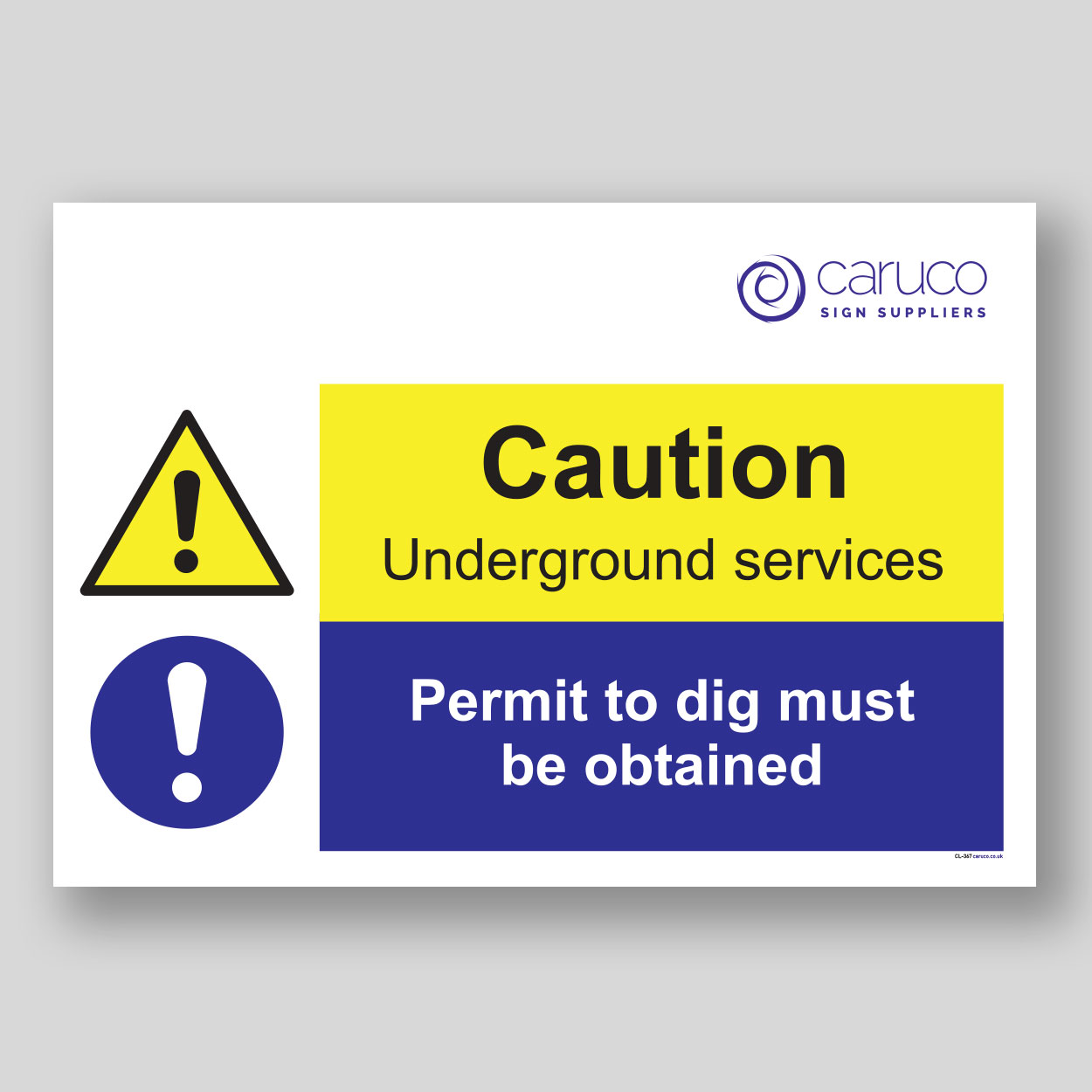 CL-367 Caution services - permit to dig
