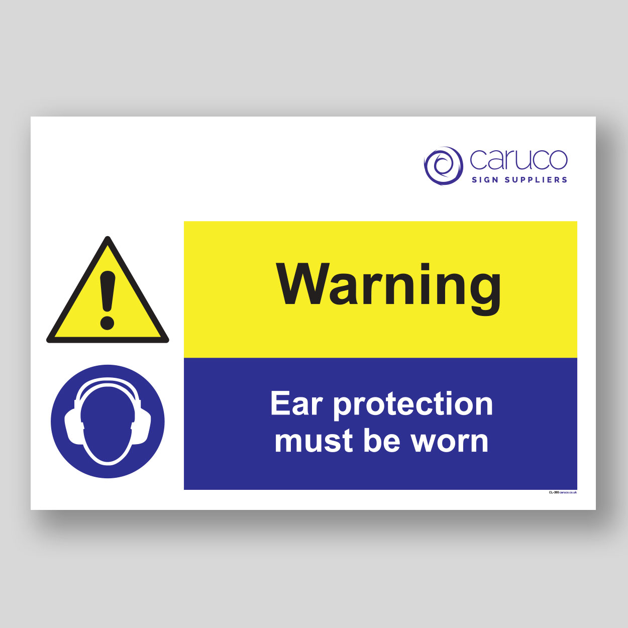CL-380 Warning - ear protection