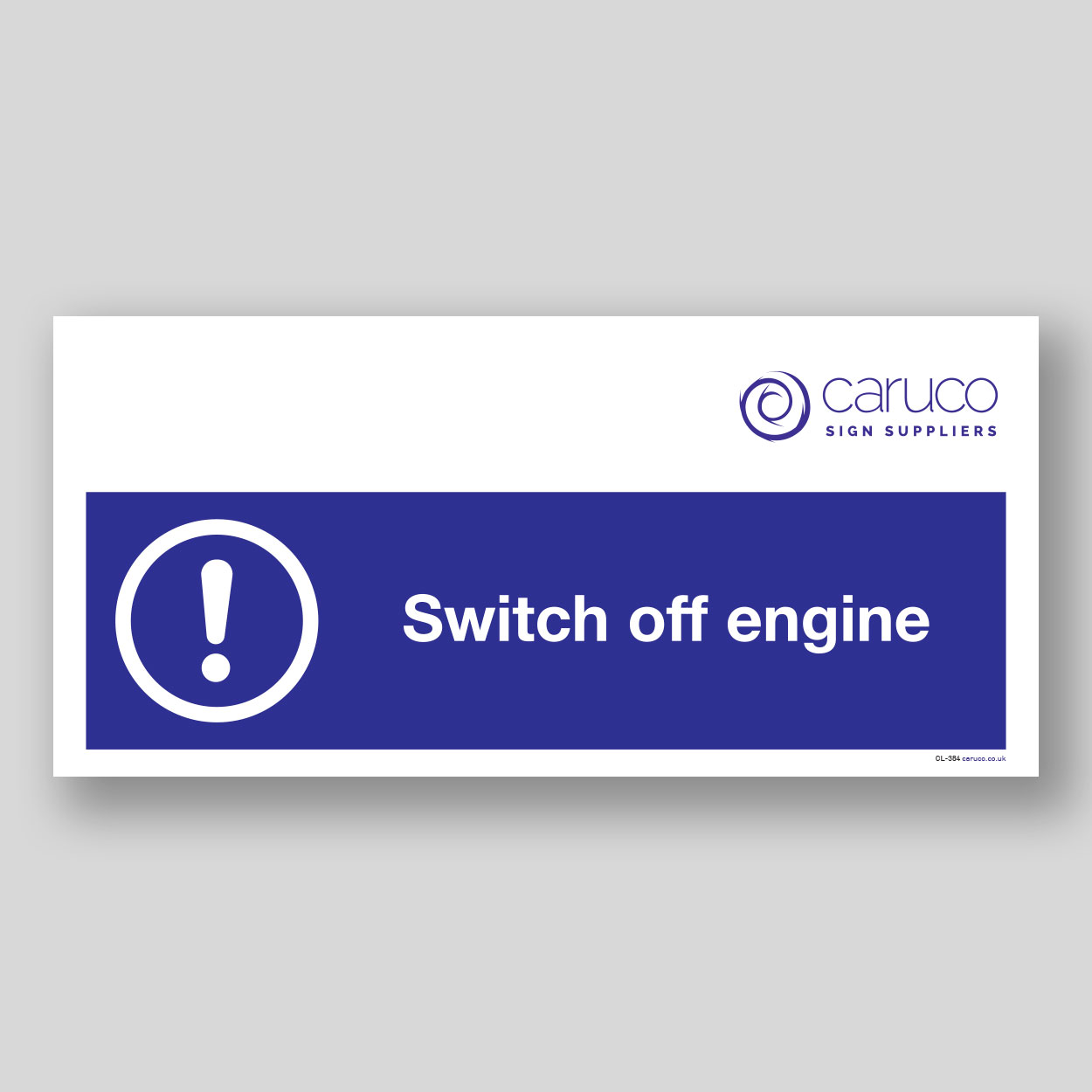 CL-384 Switch off engine