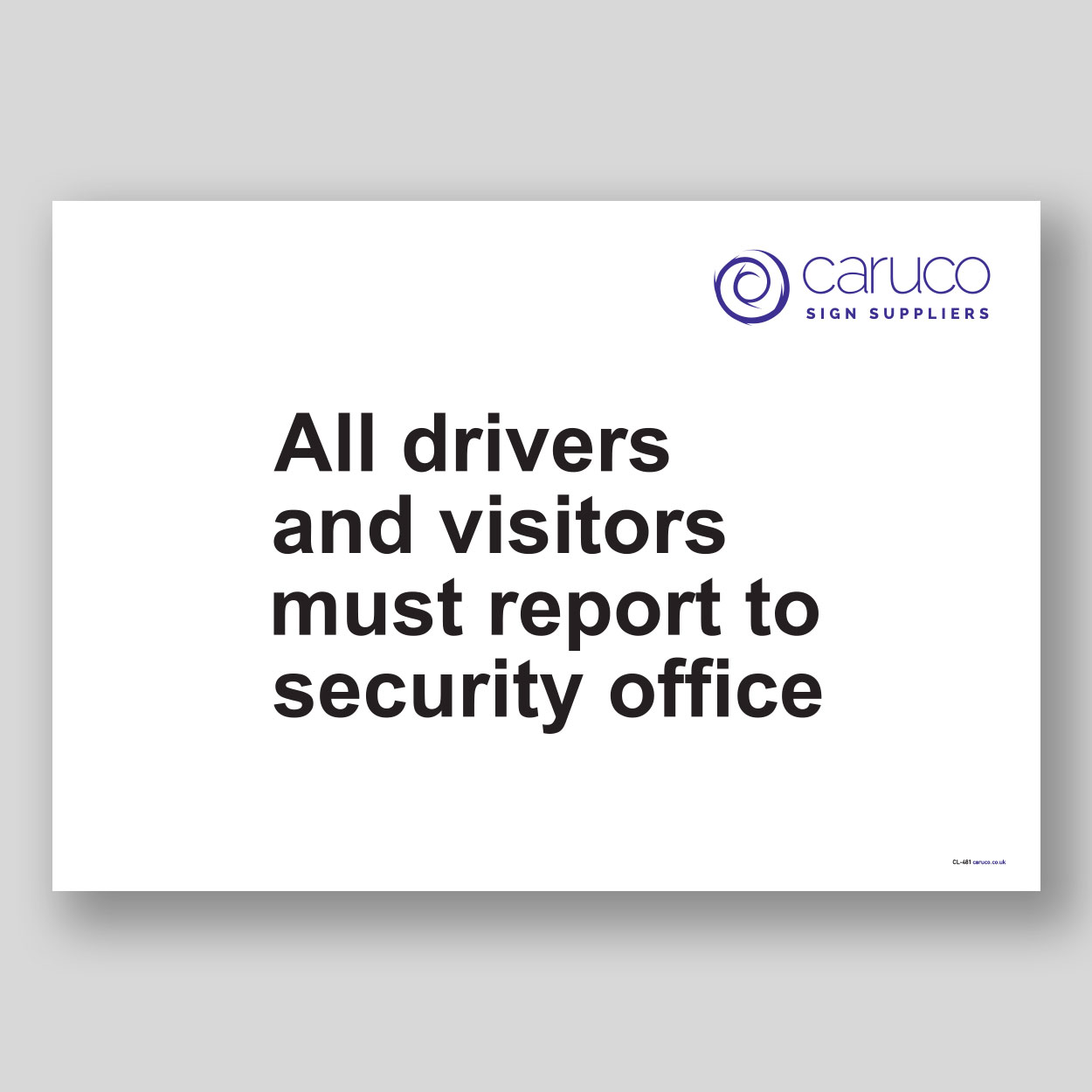 CL-481 All Drivers - security office