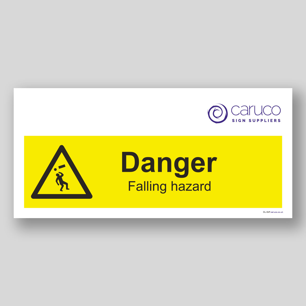 CL-049 Danger - falling hazard