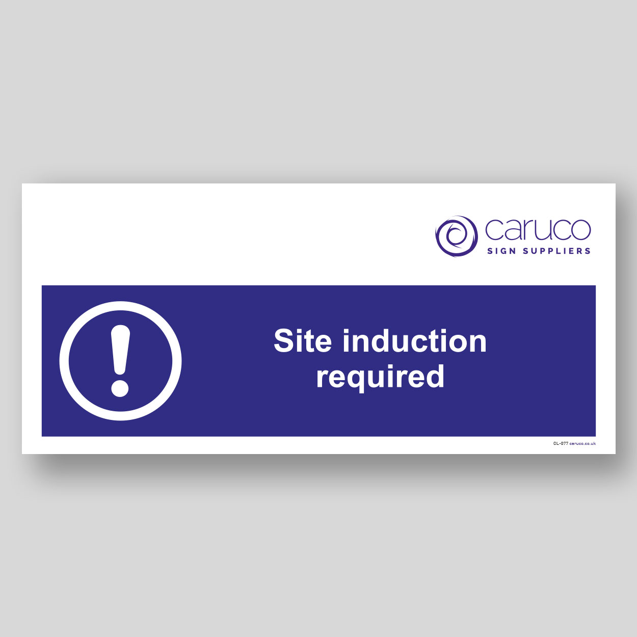 CL-077 Site induction required