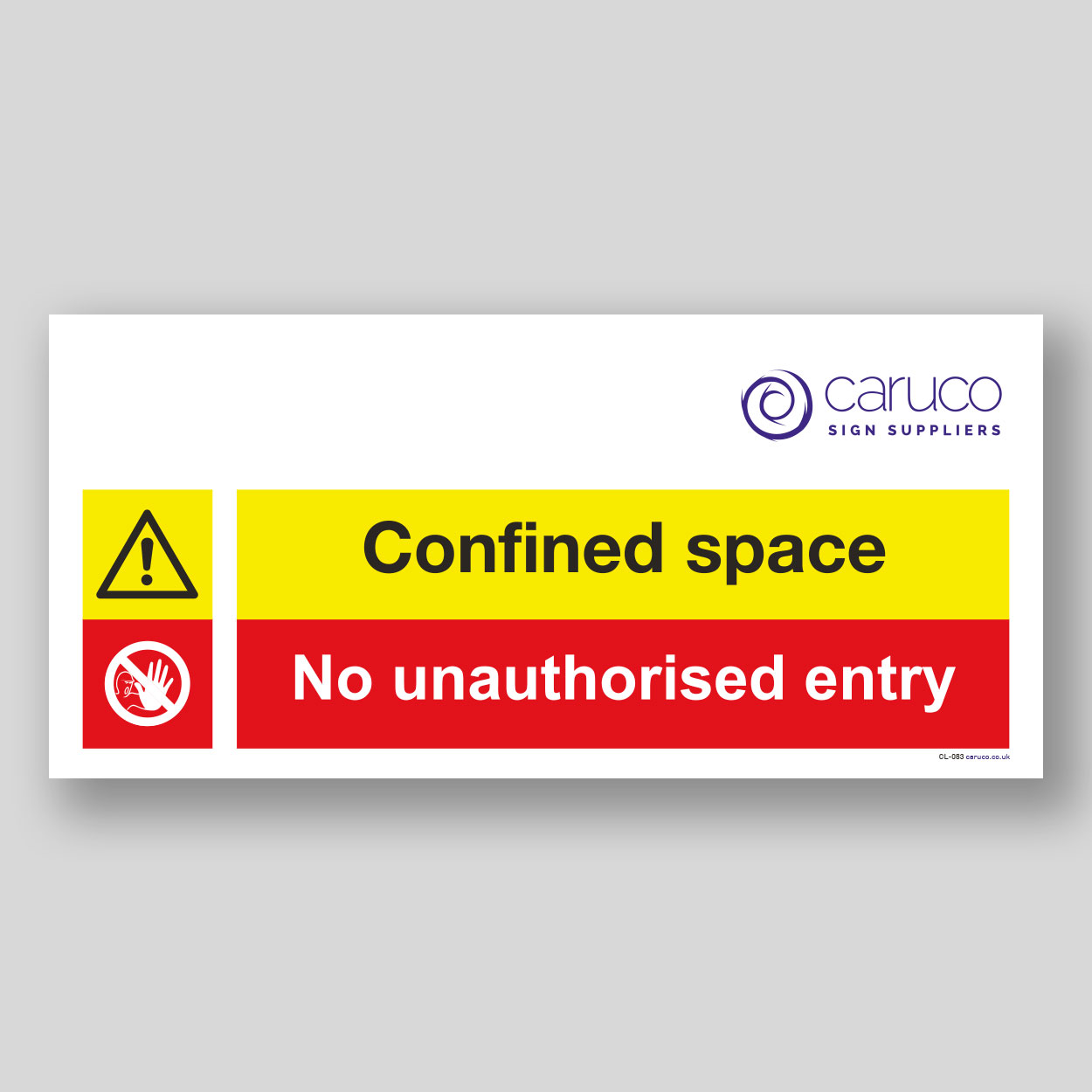 CL-083 Confined space - no unauthorised entry