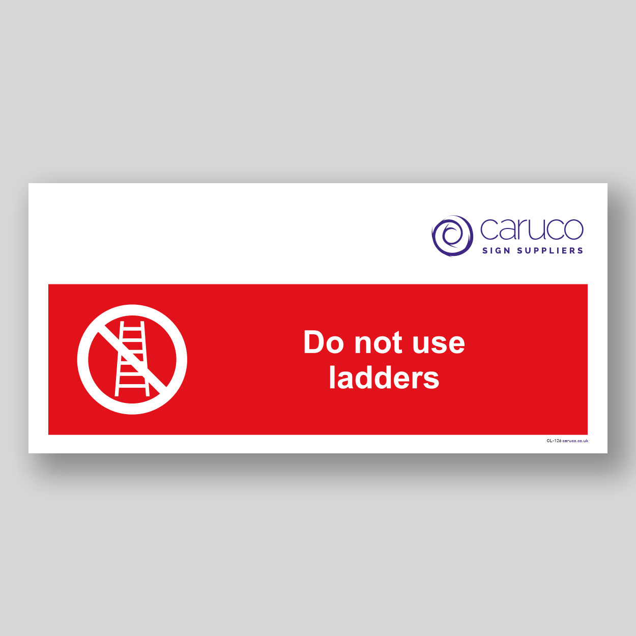 CL-126 Do not use ladders