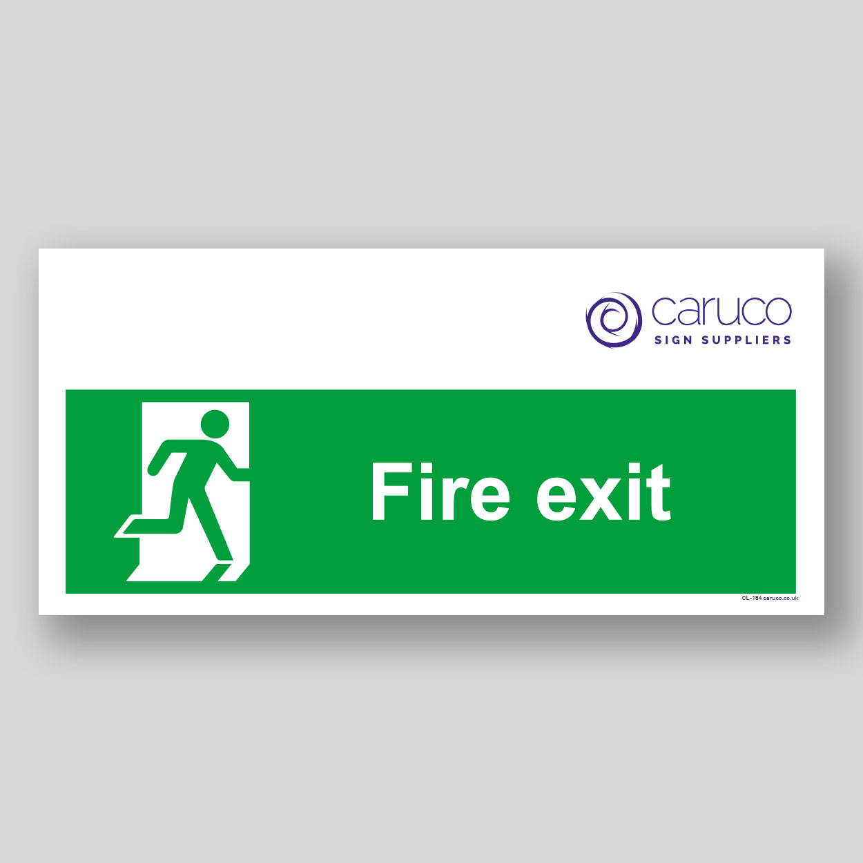 CL-184 Fire exit - with man left