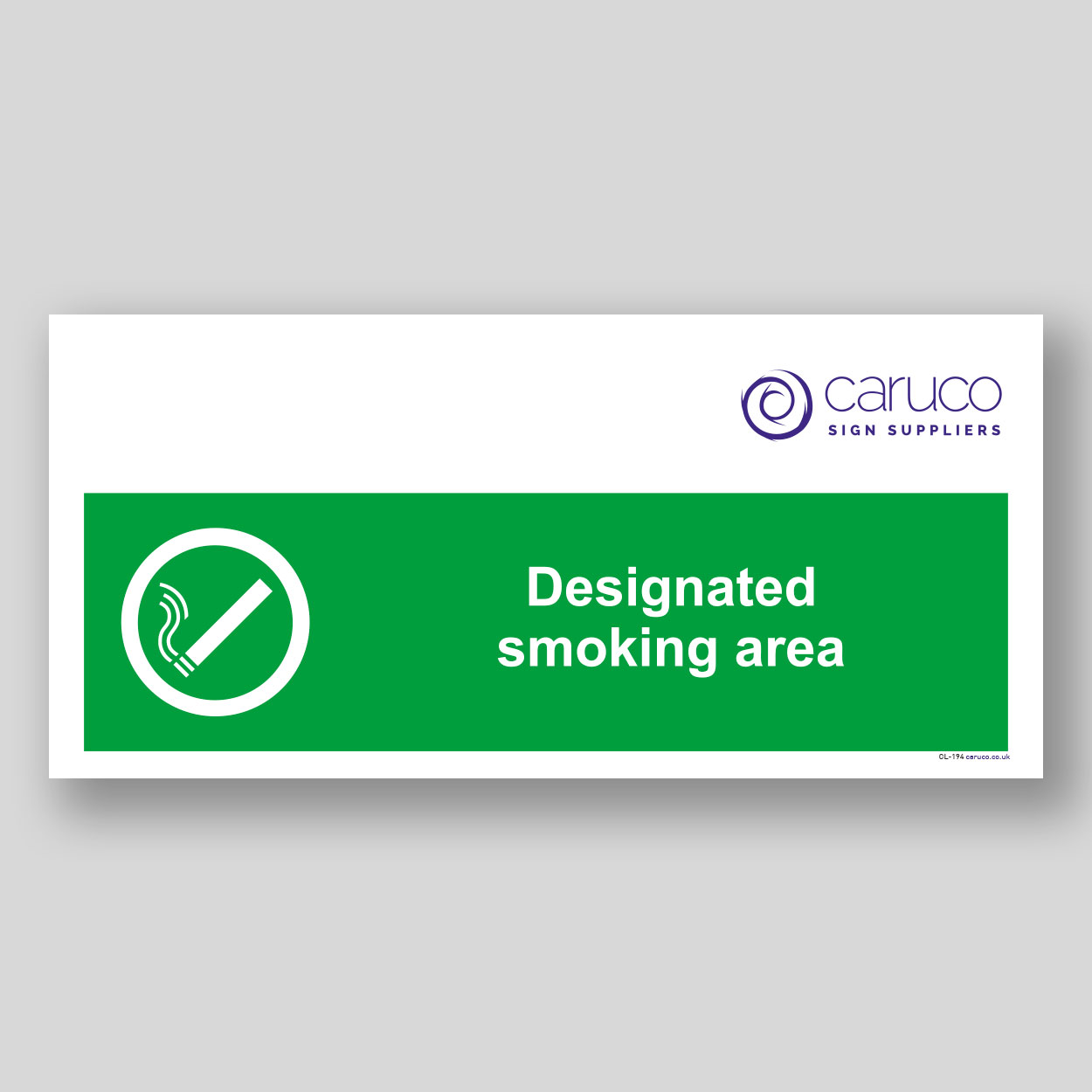 CL-194 Designated smoking area