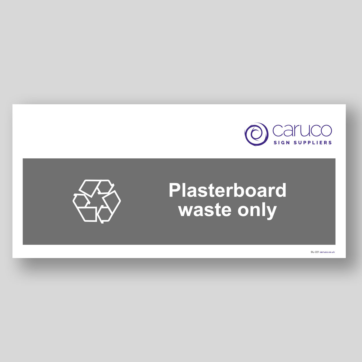 CL-221 Plasterboard waste only