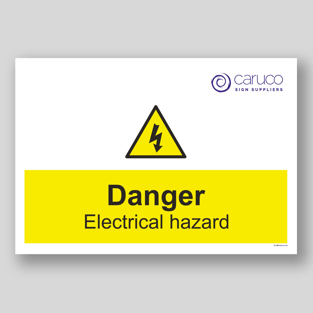 CL-230 Danger - electrical hazard