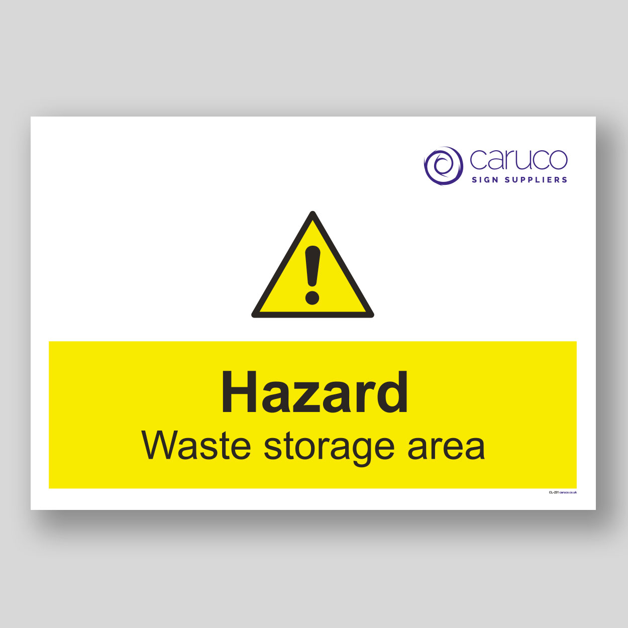 CL-231 Hazard - waste storage area