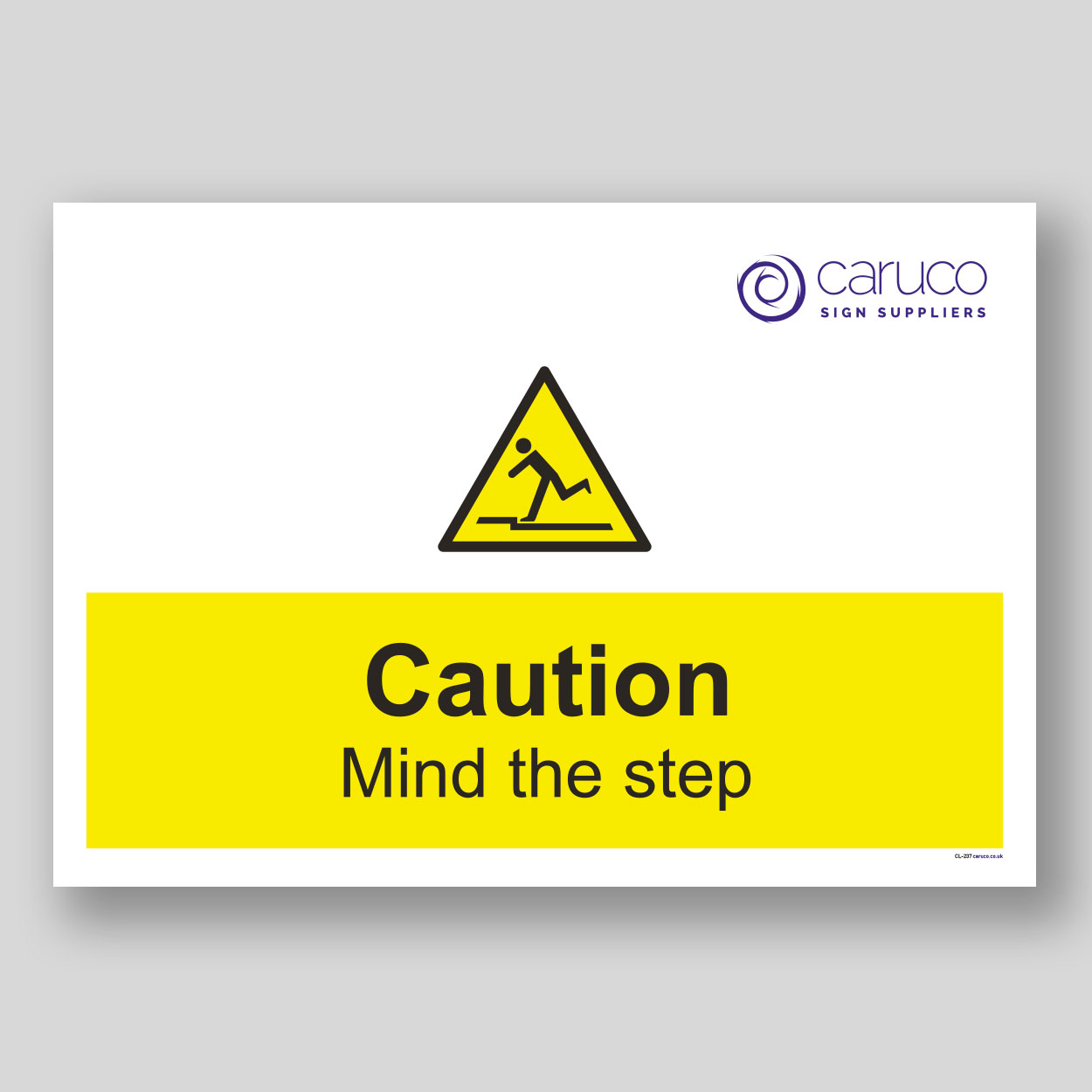 CL-237 Caution - mind the step
