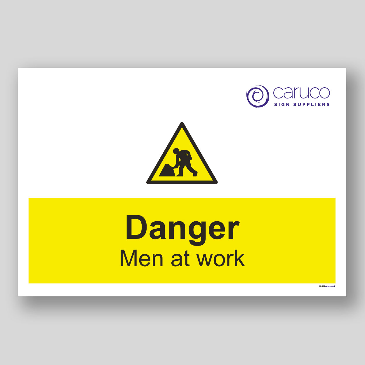 CL-238 Danger - men at work