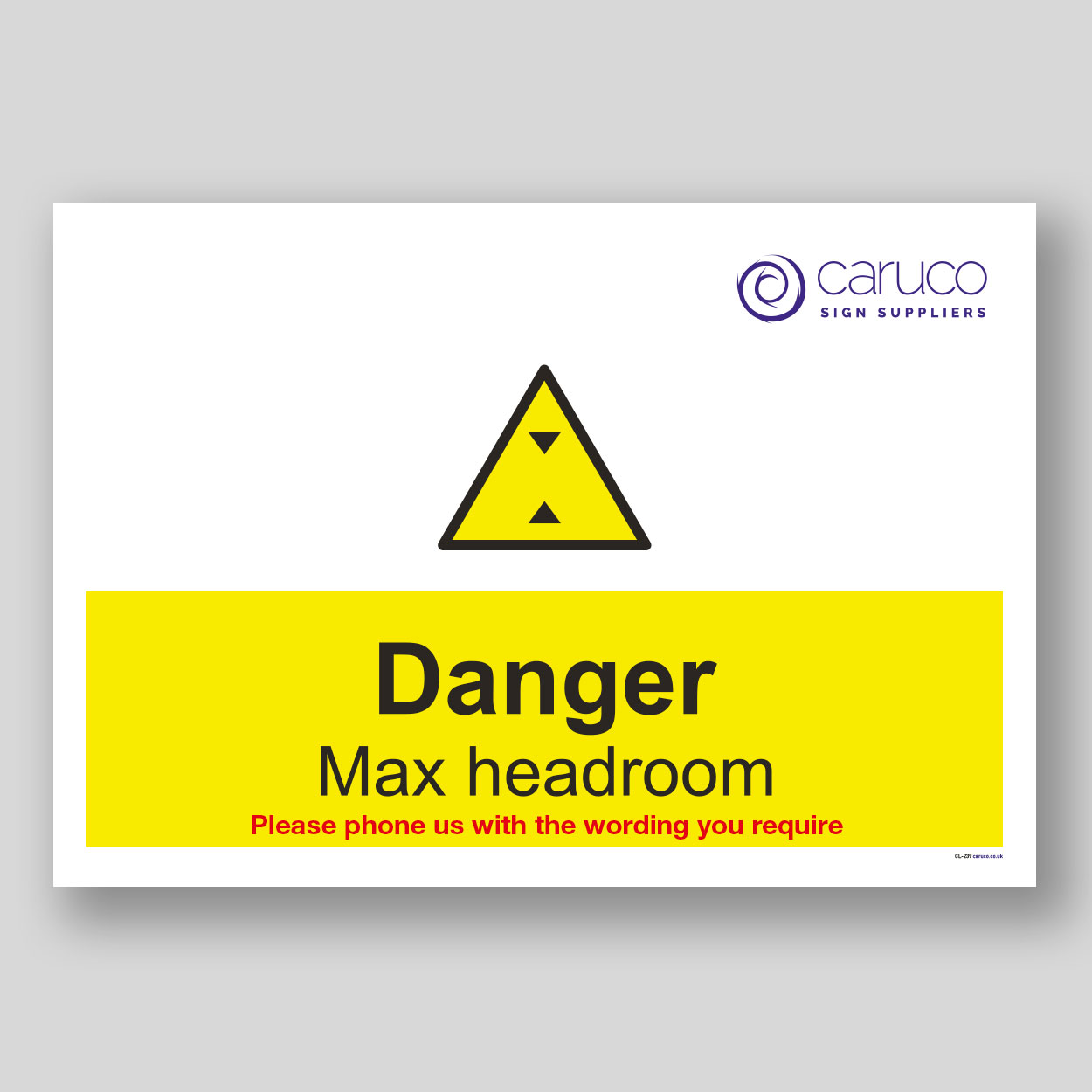 CL-239 Danger - max headroom