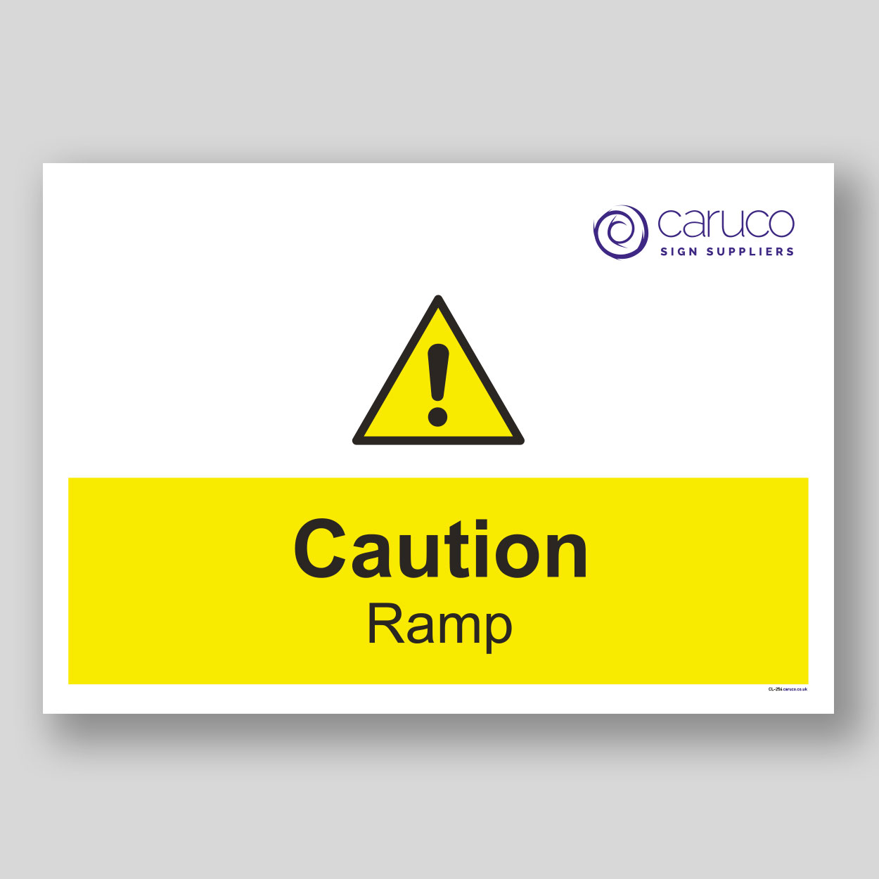 CL-254 Caution - ramp
