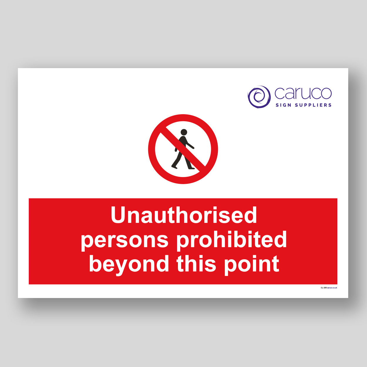 CL-335 Unauthorised persons prohibited