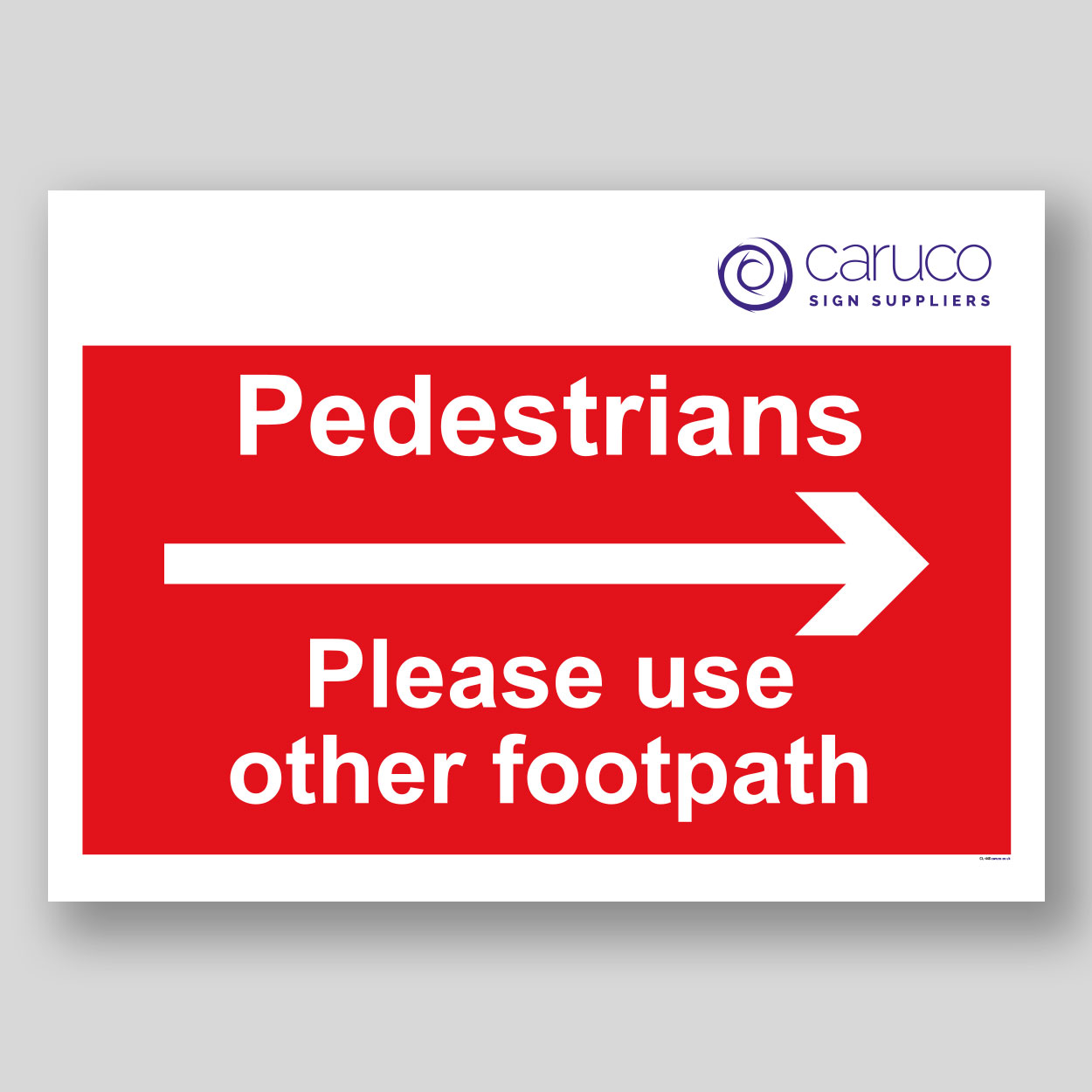 CL-440 Pedestrians use other footpath