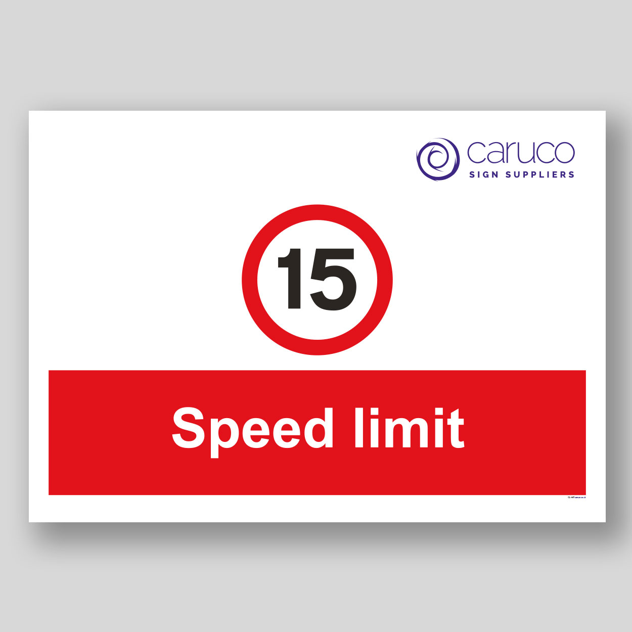 CL-447 15mph - speed limit