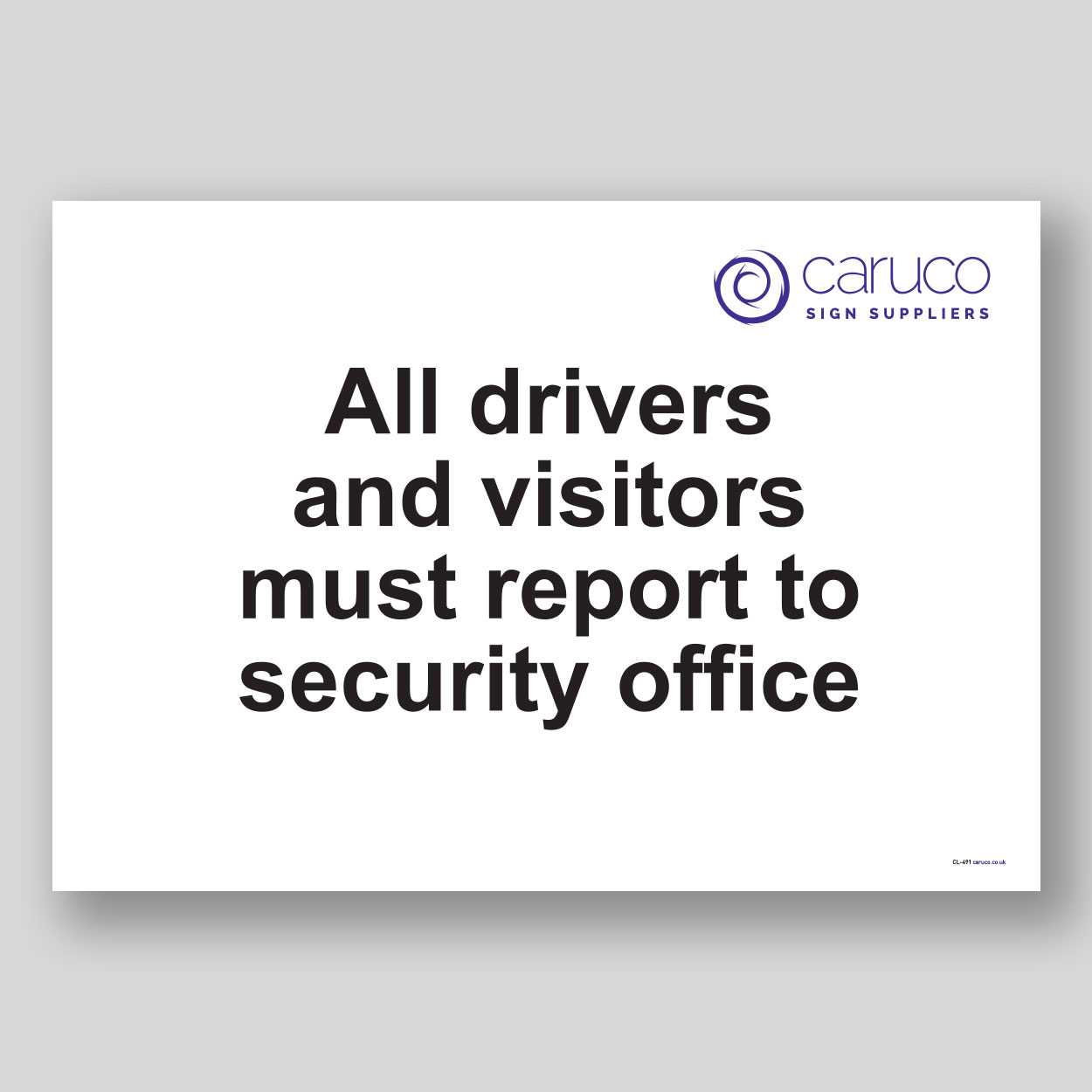 CL-491 All Drivers - security office