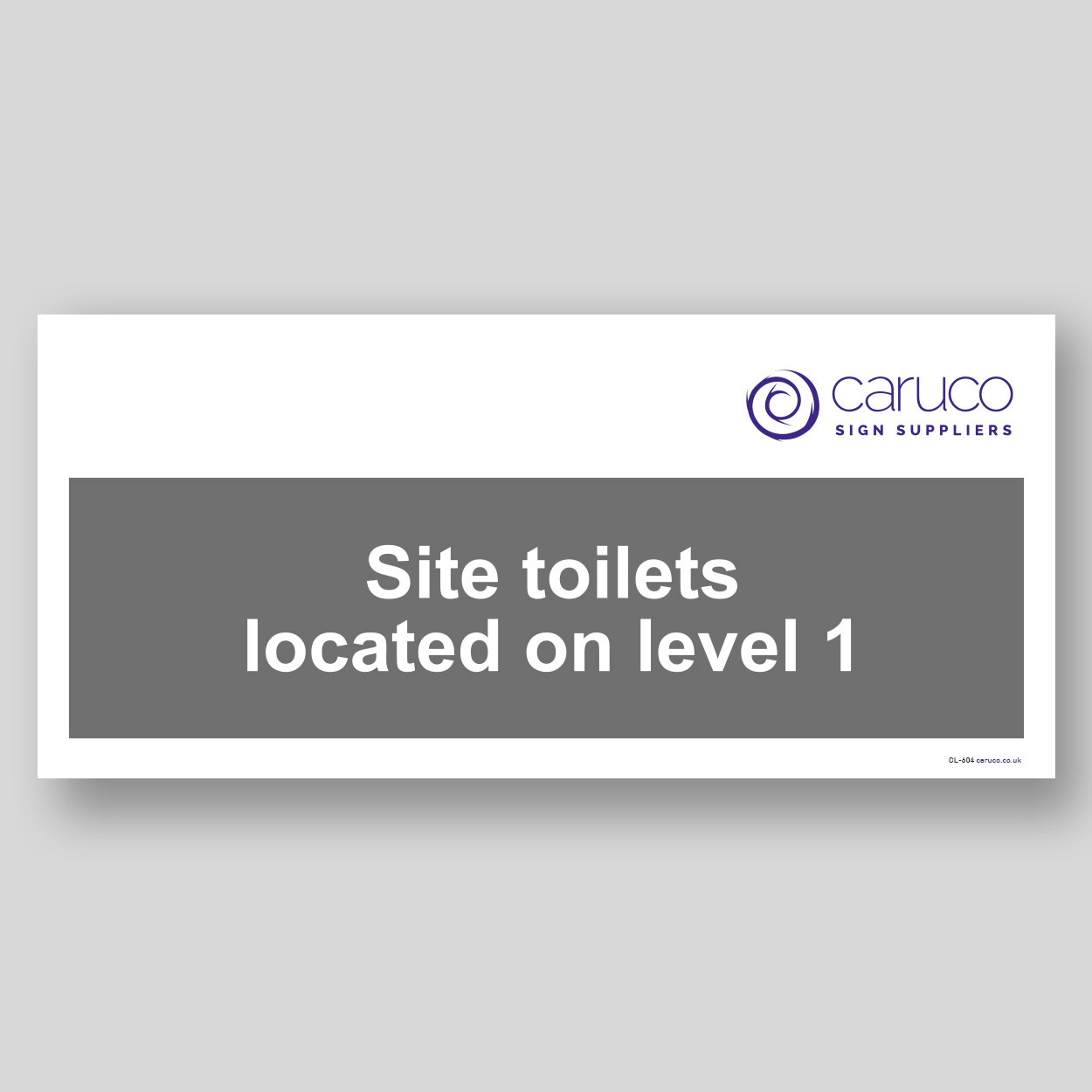 CL-604 Site toilets on level 1