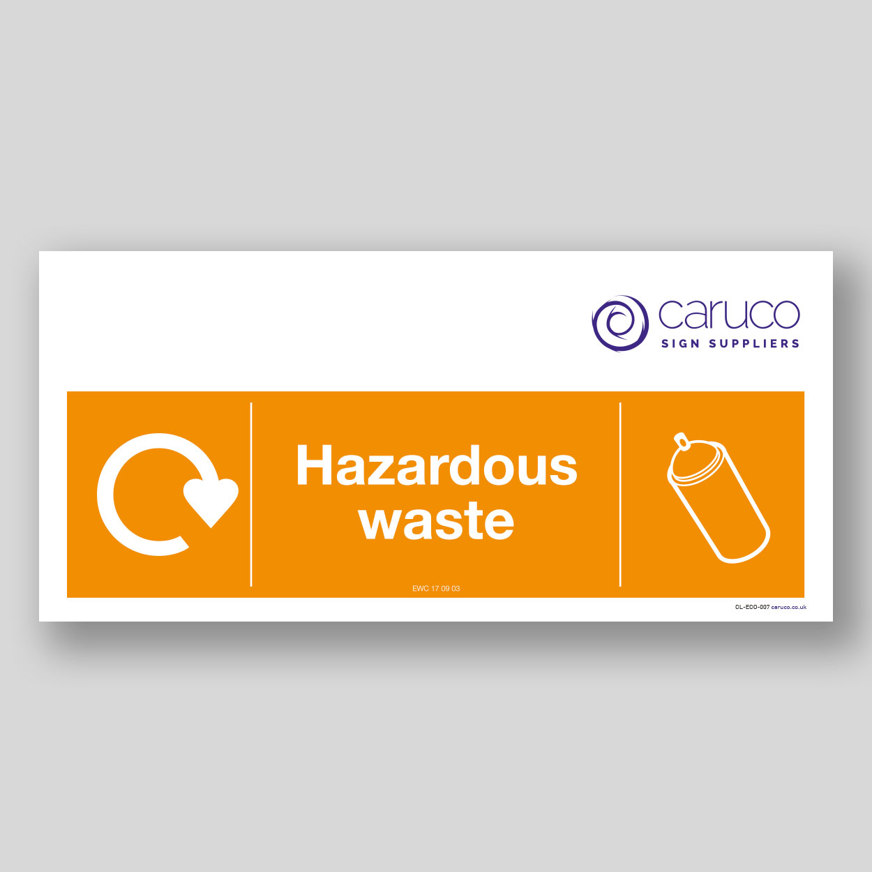 CL-ECO-007 Recycle hazadous waste
