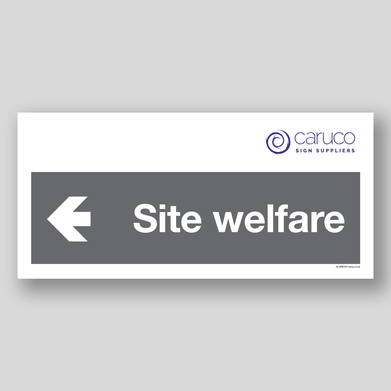 CL-SITE-011 Site welfare with left arrow