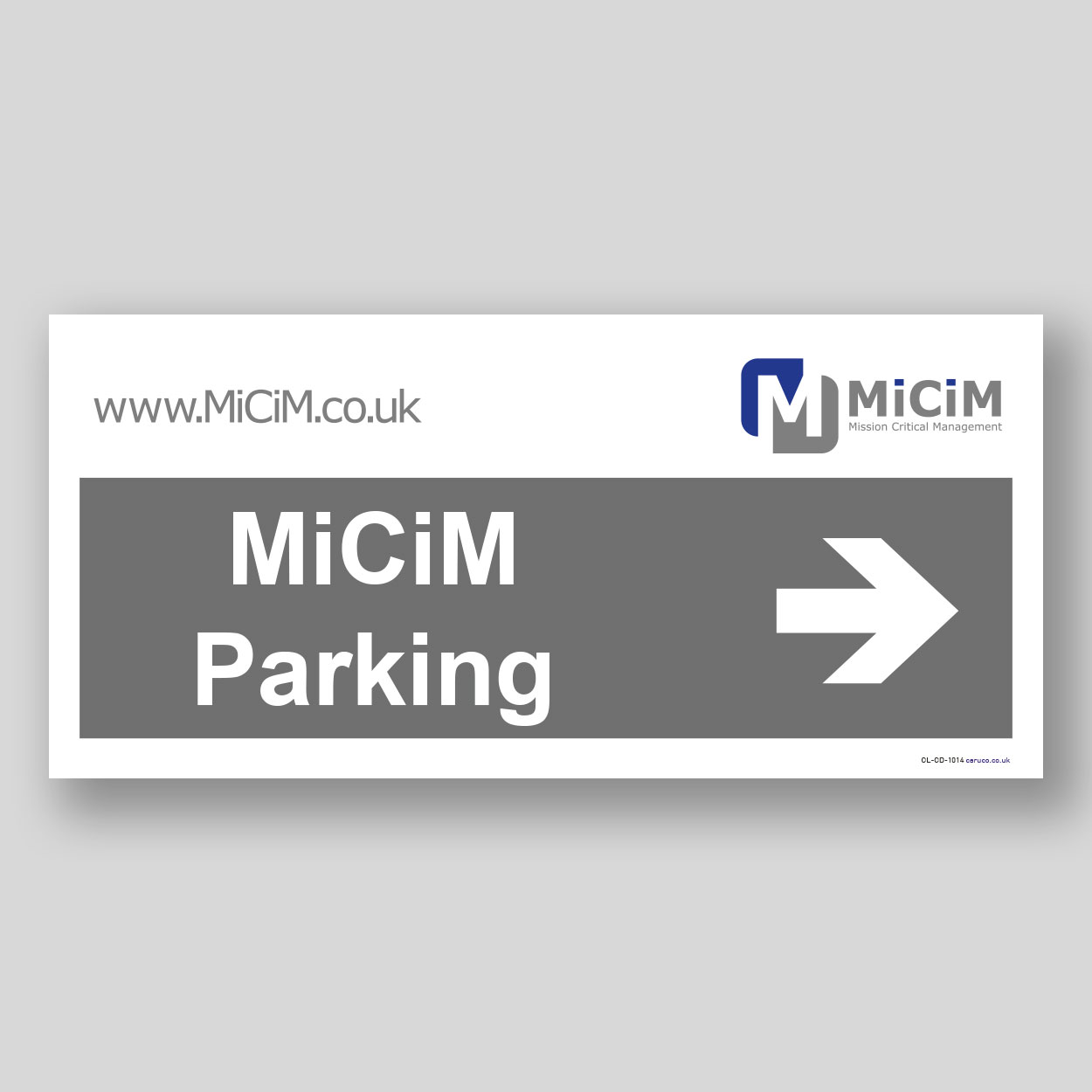 CL-CD-1014 MiCiM parking with right arrow