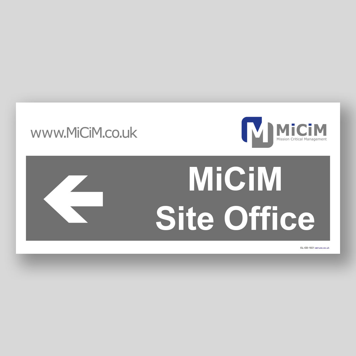 CL-CD-1021 MiCiM site office with left arrow