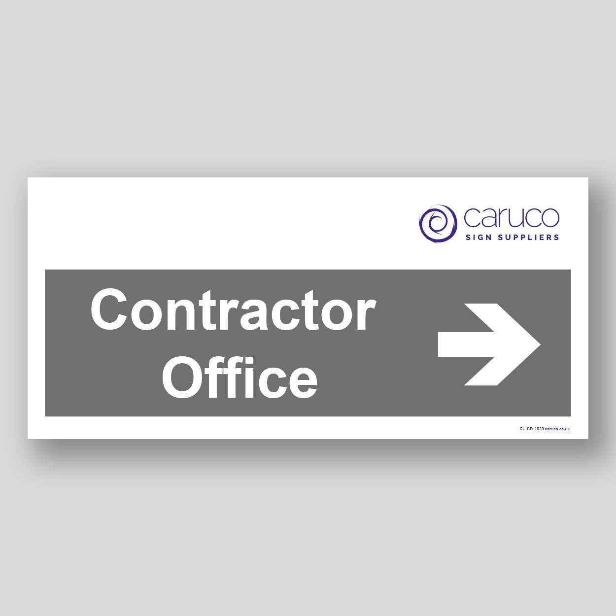 CL-CD-1025 Contractor office with right arrow